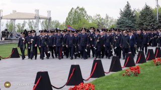 ՀՀ քննչական կոմիտեի նախագահը և անձնակազմը հարգանքի տուրք են մատուցել Հայոց ցեղասպանության զոհերի հիշատակին